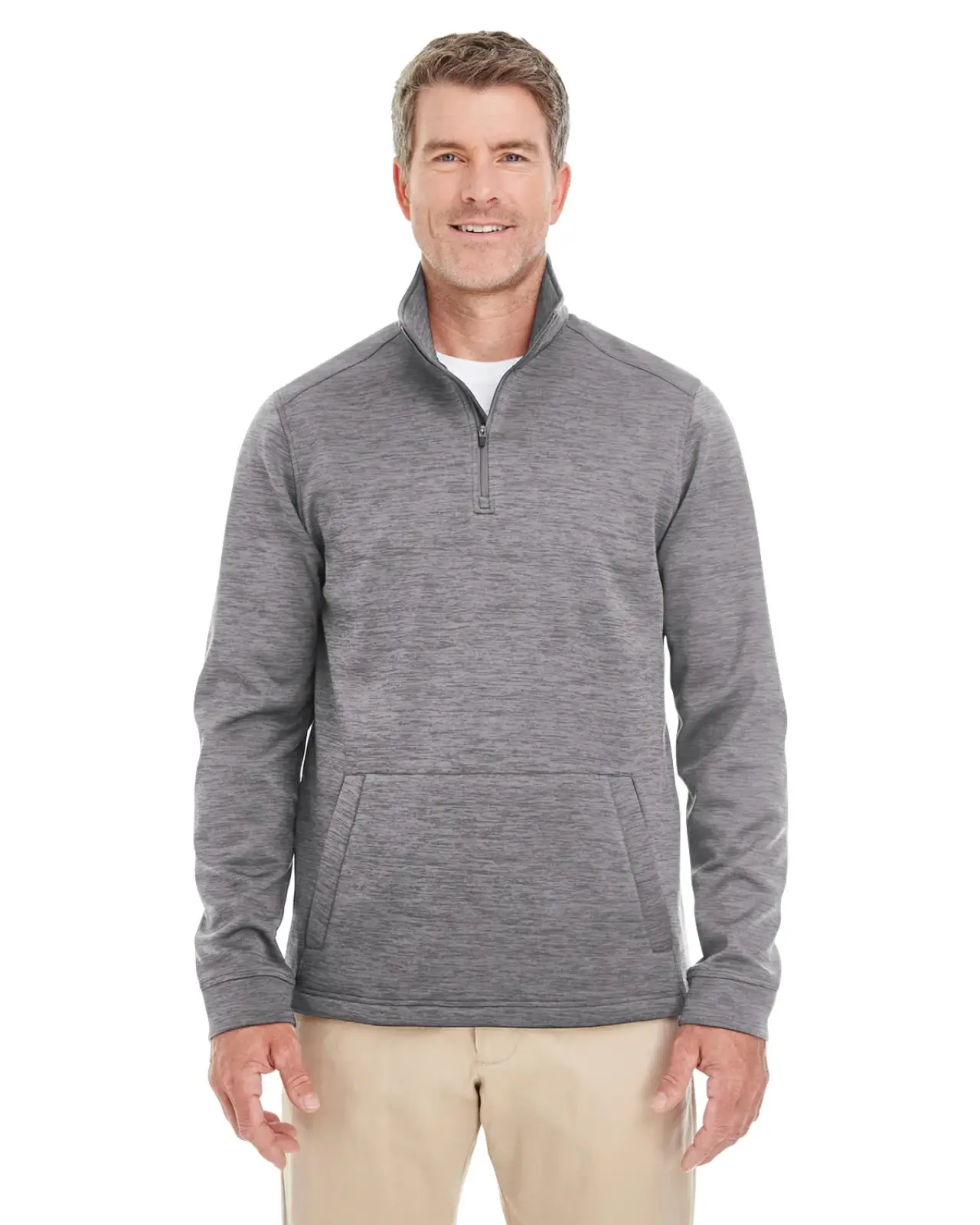 Men's Newbury Mélange Fleece Quarter-Zip
