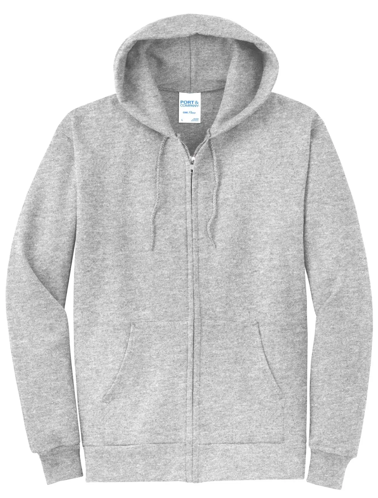 Port & Company Classic Full-Zip Hooded Sweatshirt