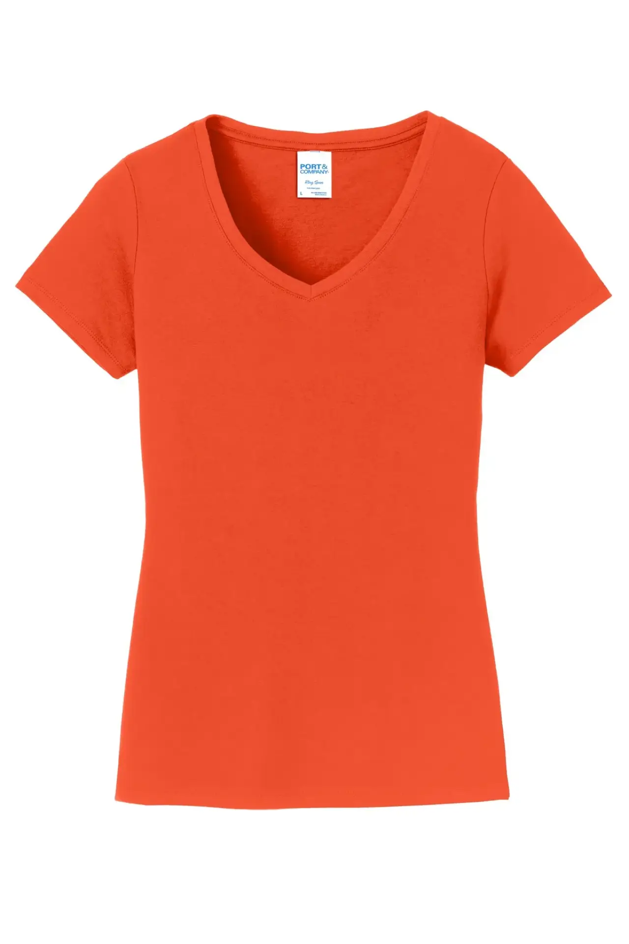 Port & Company Ladies Fan Favorite V-Neck Tee