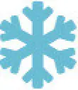 blue snowflake icon