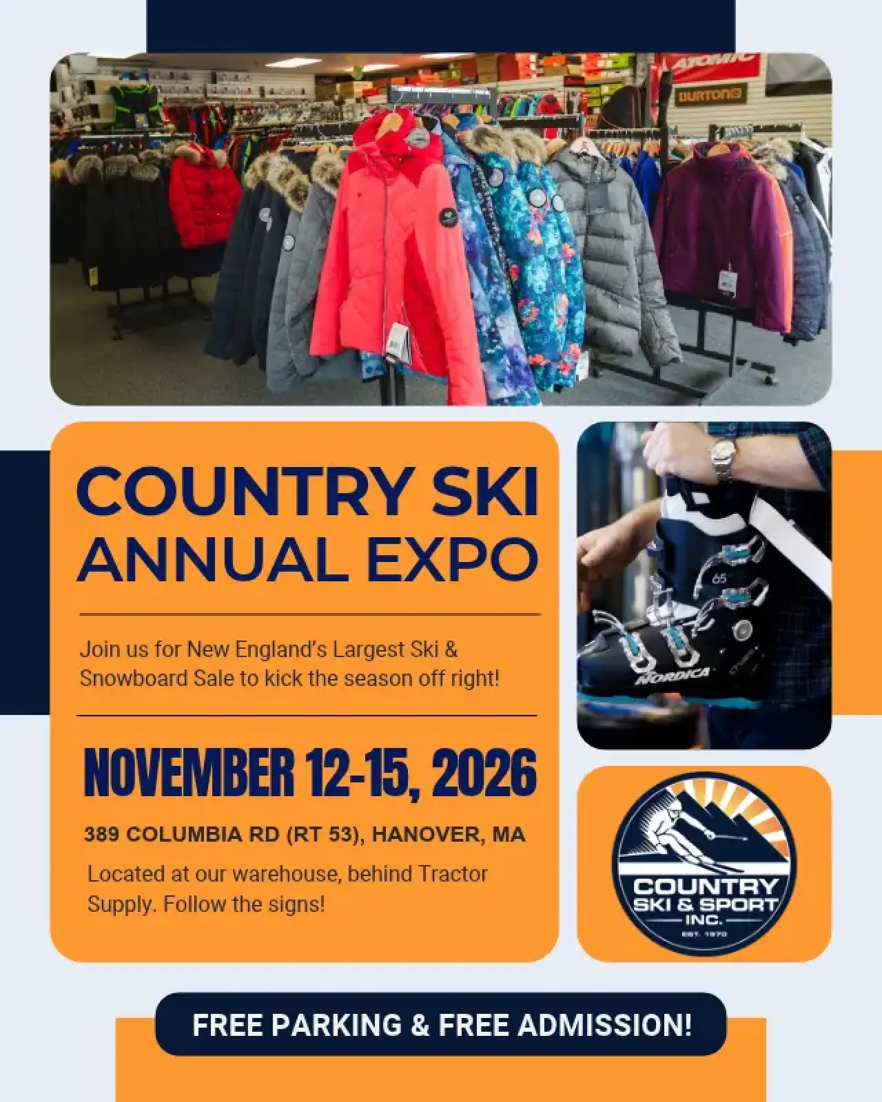 country ski annual expo november 12-15