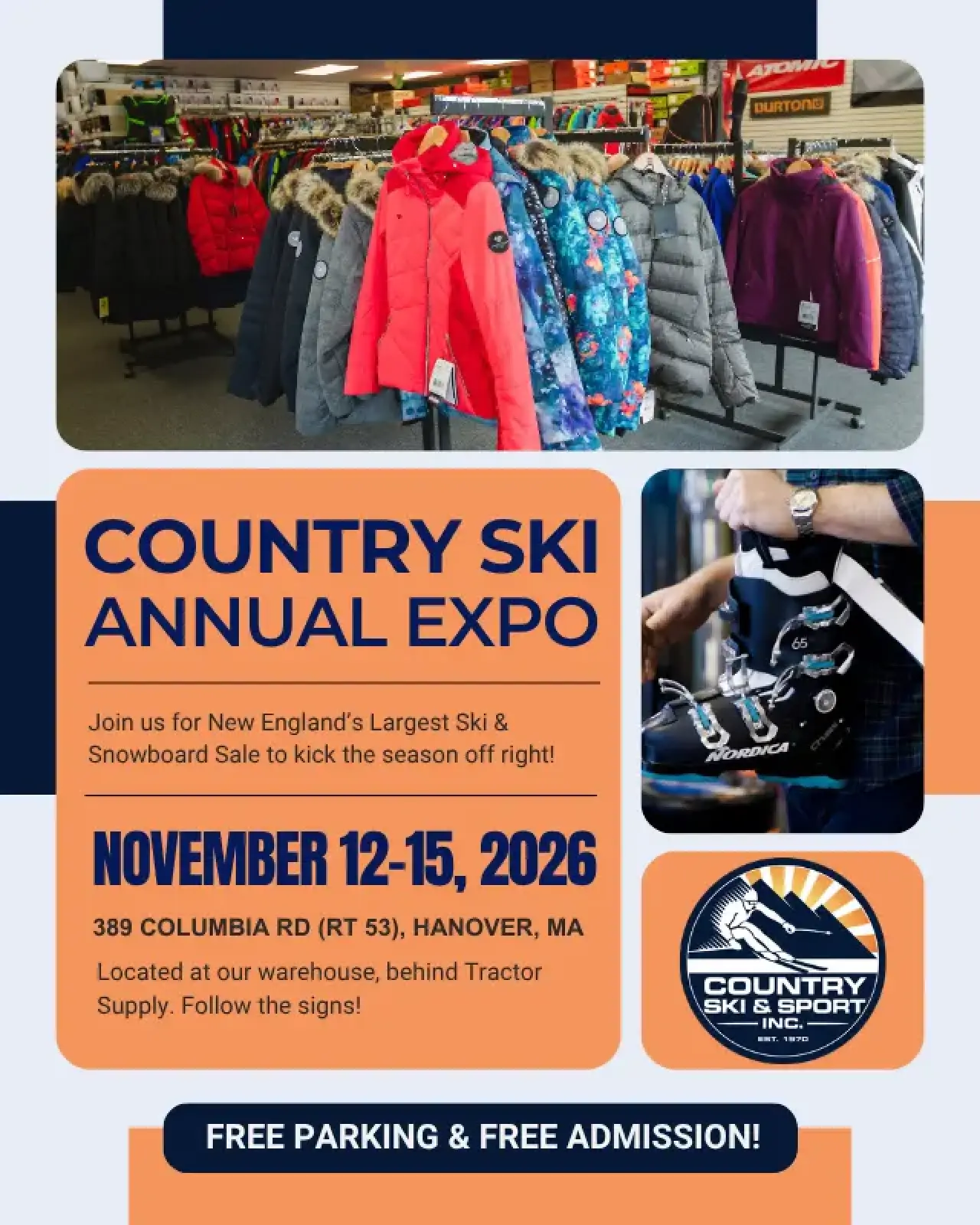 country ski annual expo november 12-15