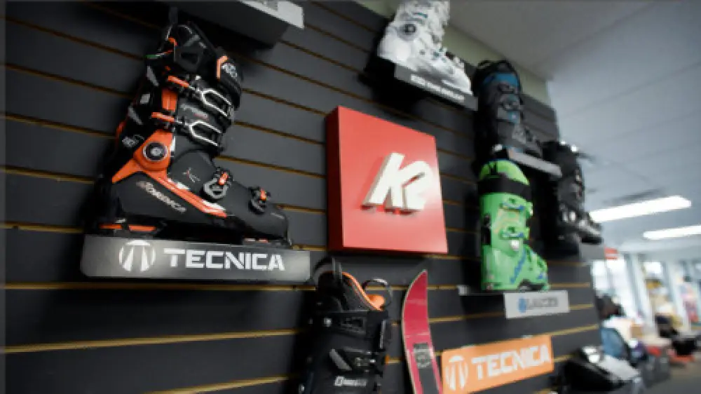 ski boots at country ski in westwood MA