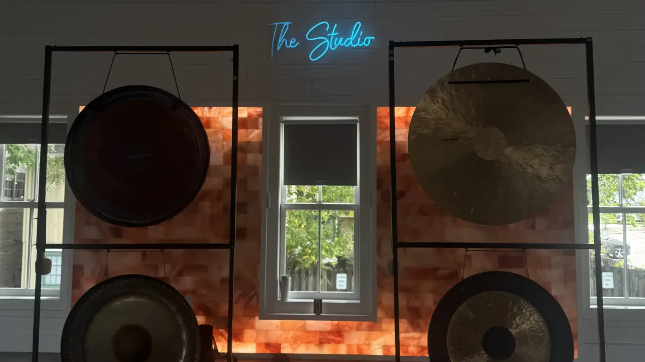 Gong bath sound experience.