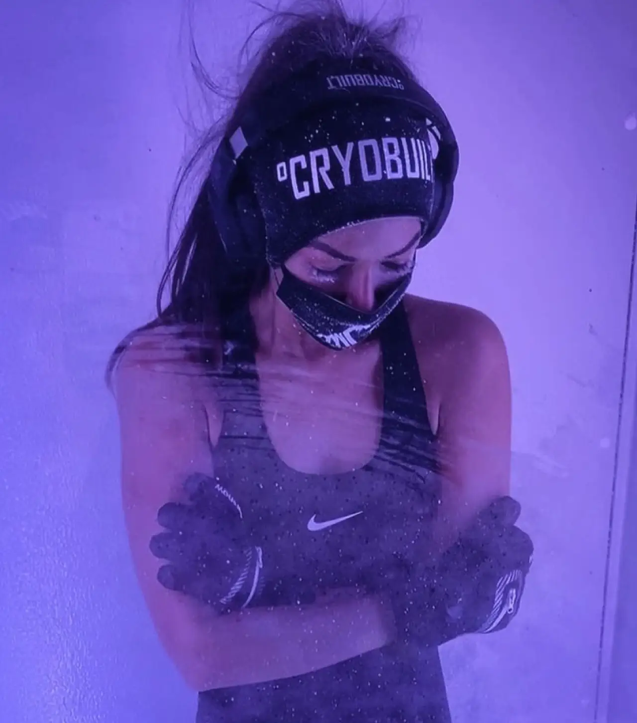woman in cryobuilt
