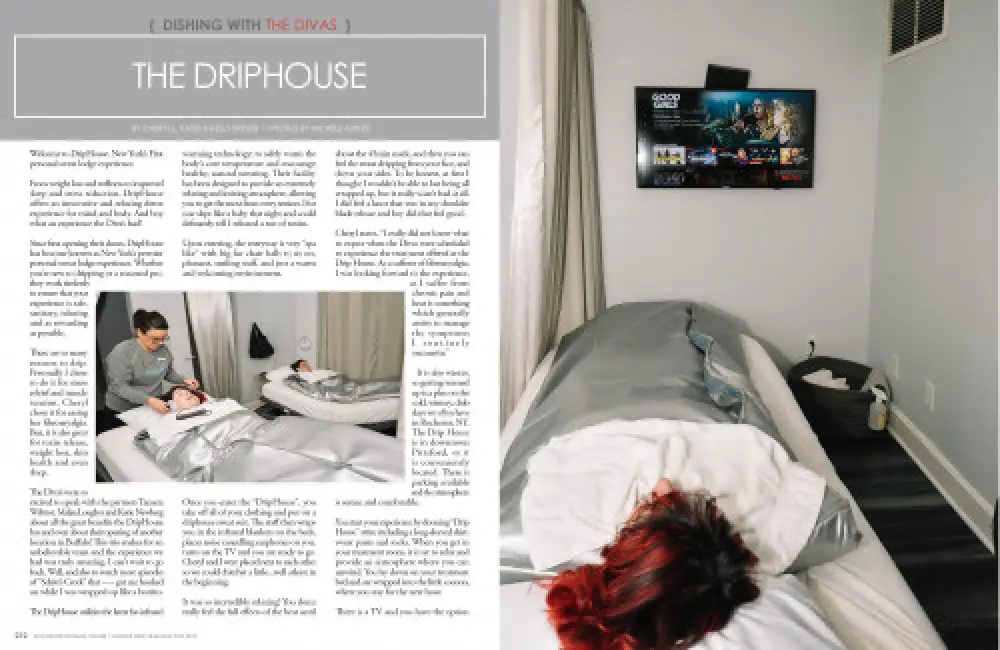 newspaper mentioning driphouse