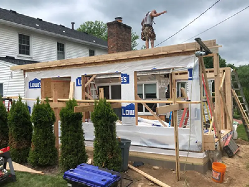 class a construction building a home addition in rochester ny