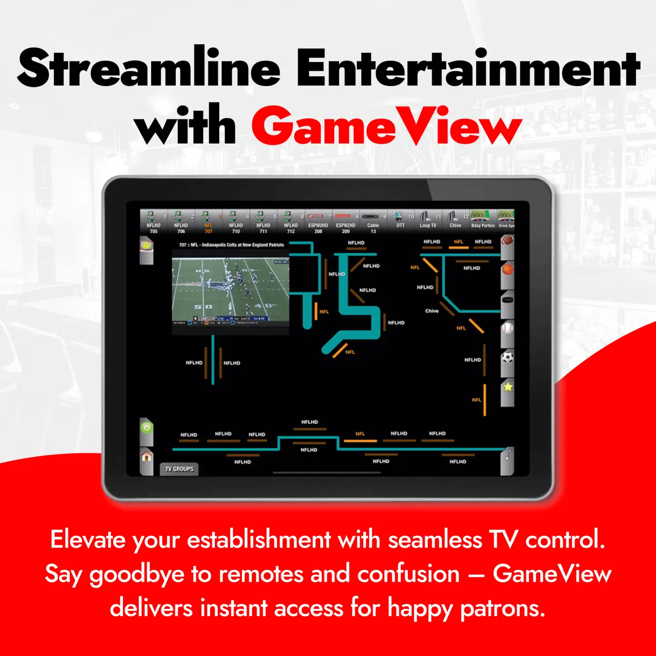 streamline entertainment with gameview