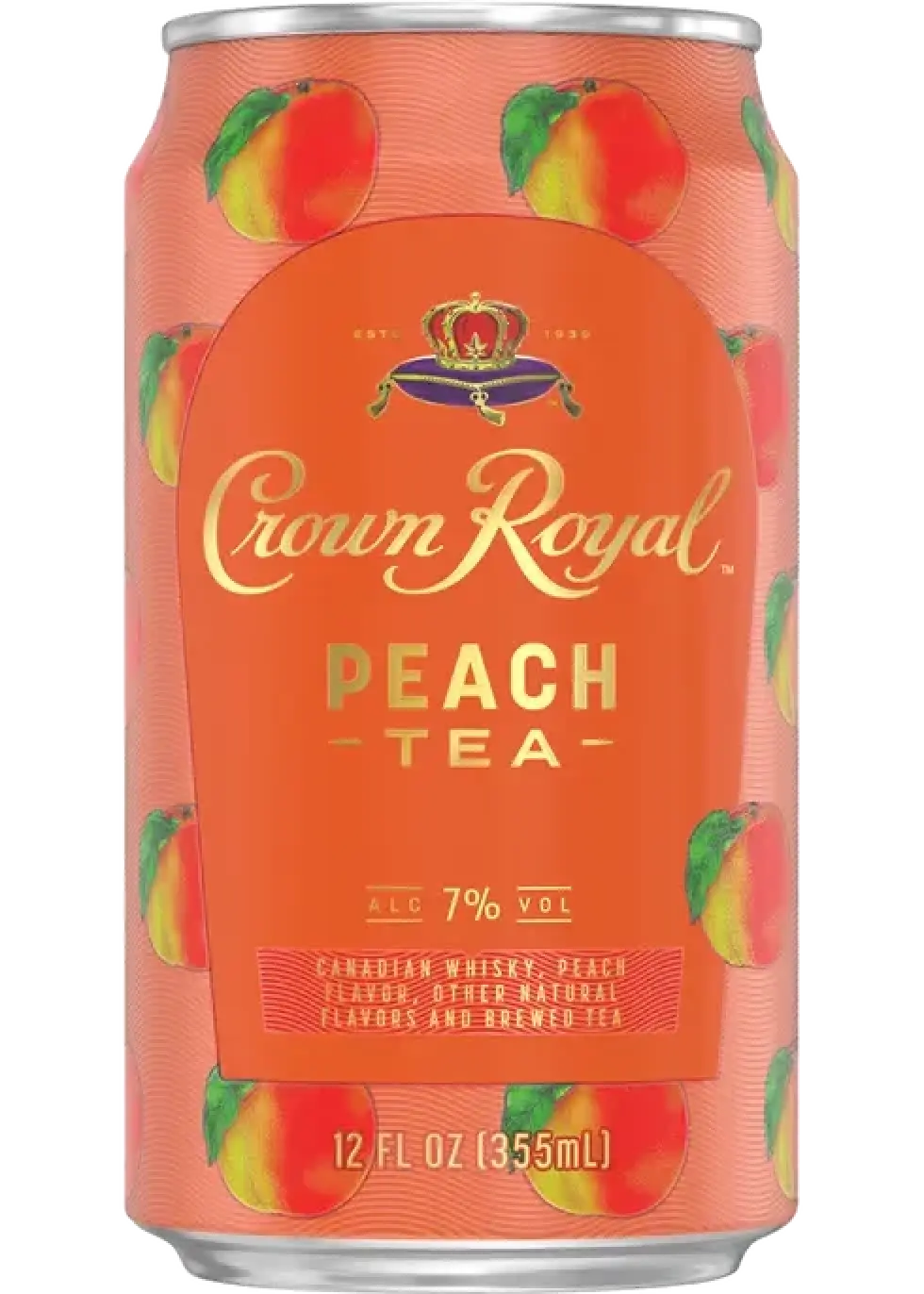 Crown Royal Peach Tea Whisky Cocktail 355ml