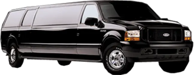 Black Ford Excursion Limo