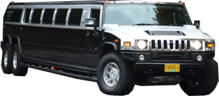 Grey/Black H2 Hummer Stretch Limo