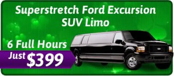 Ford Excursion St. Patricks Day Limo Special