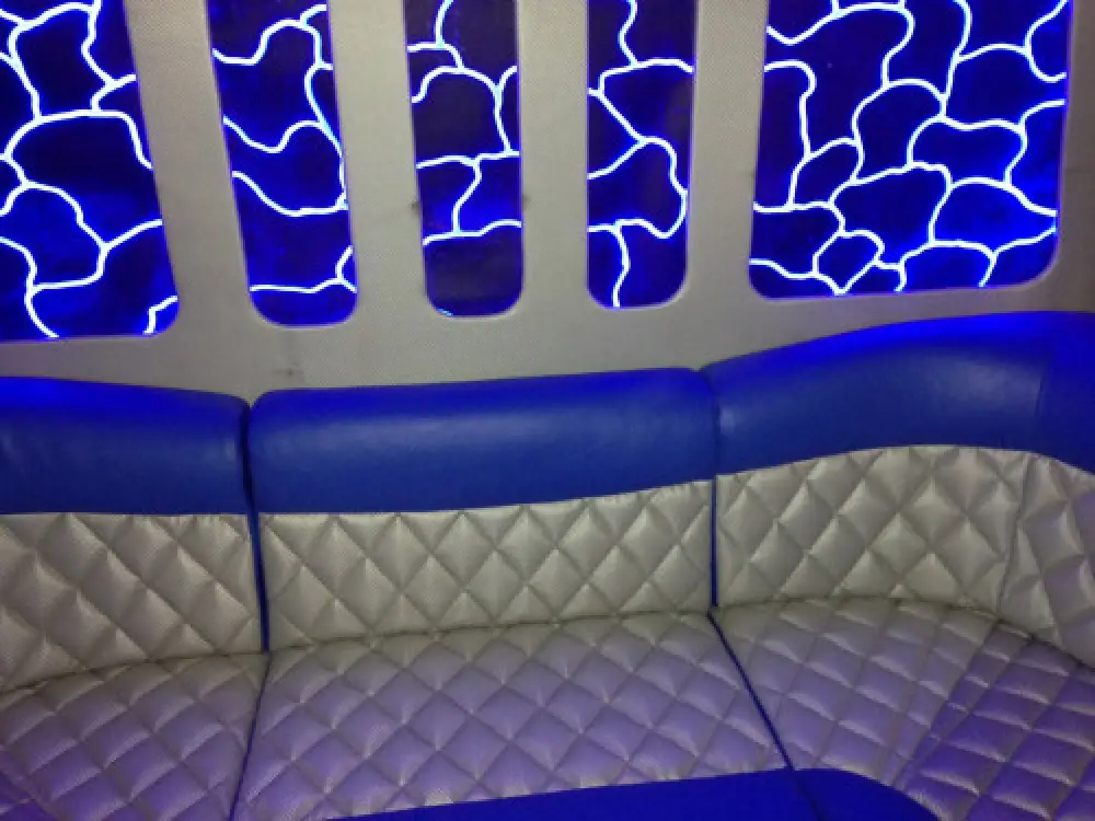 Labatt Blue Limo Bus interior