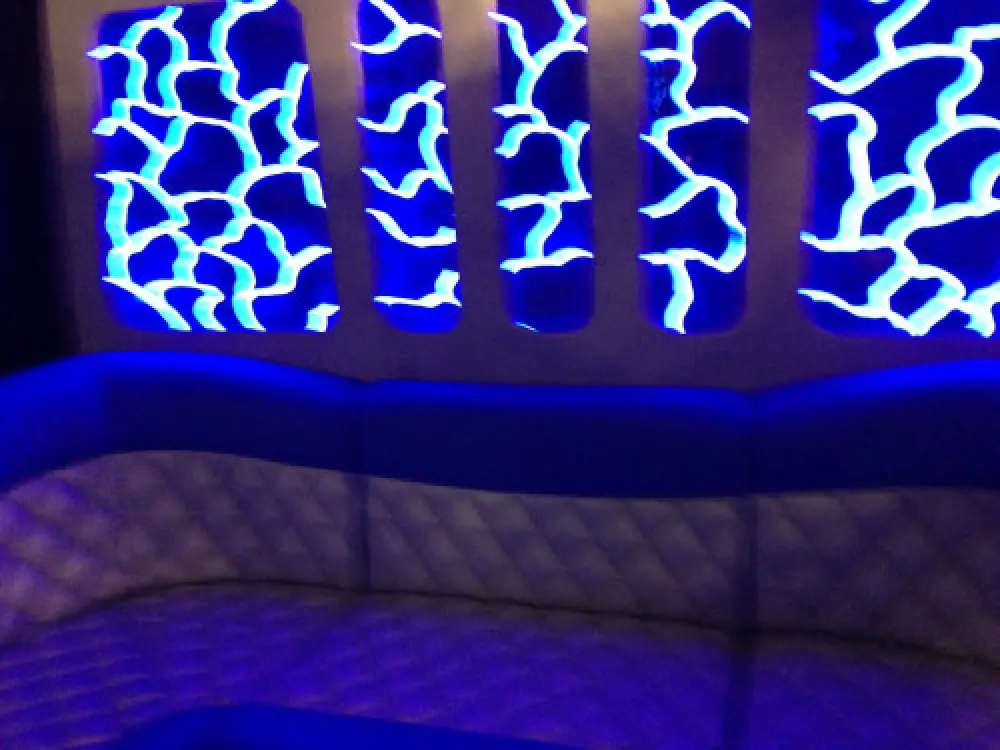 Labatt Blue Limo Bus interior