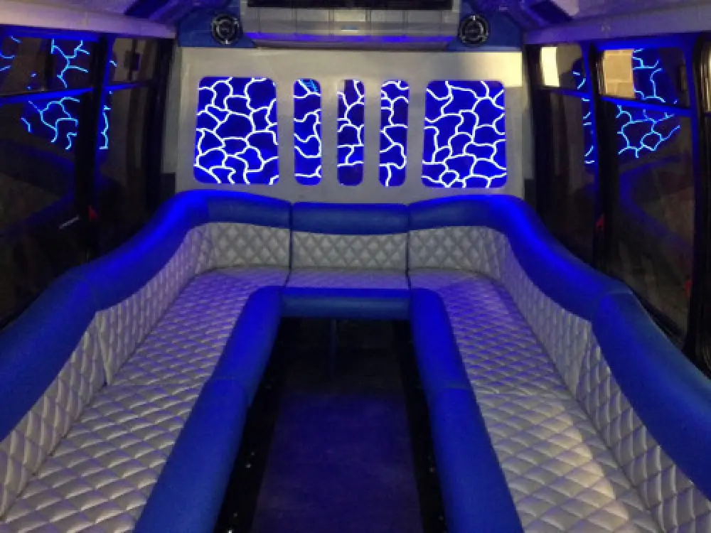 Labatt Blue Limo Bus interior