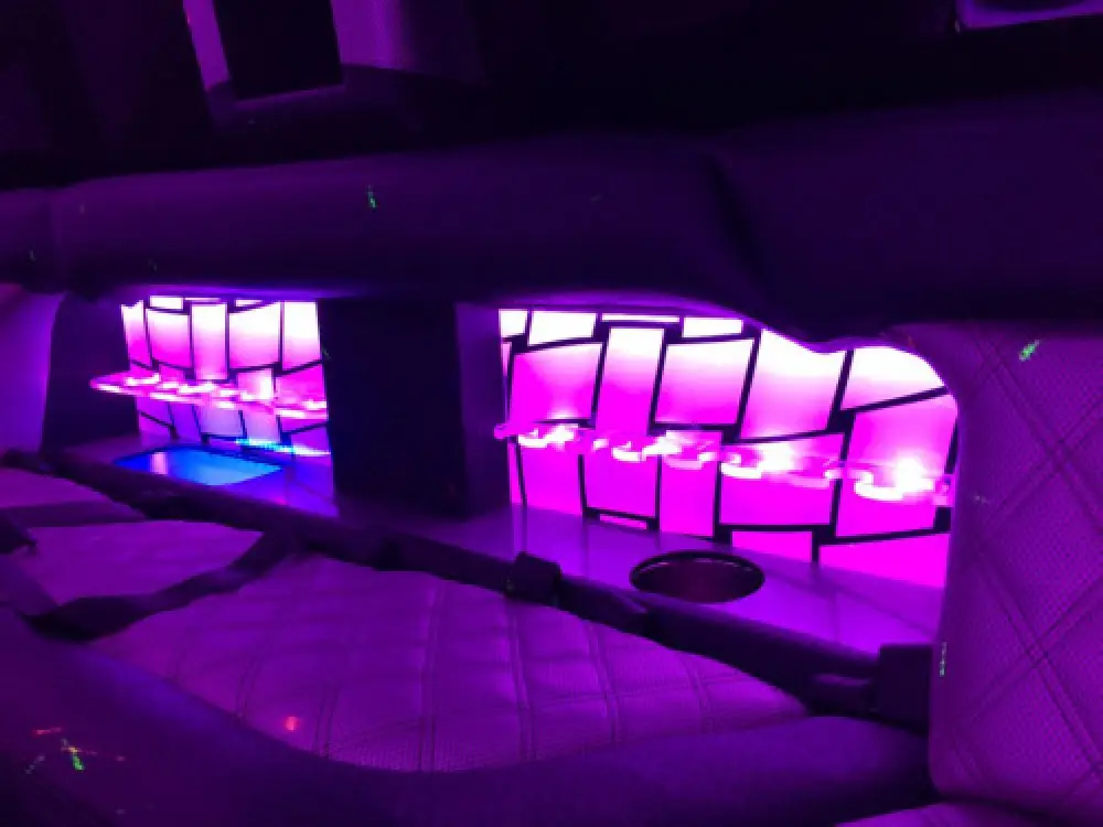 Chevy Tahoe Limo interior
