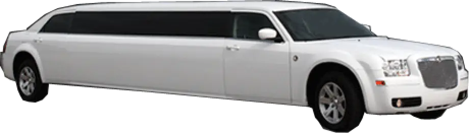 White Chrysler 300 Limo