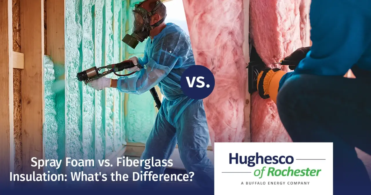 Spray Foam vs. Fiberglass Insulation: What's the Difference?