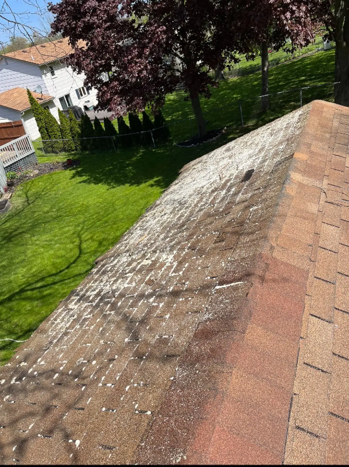 Power washing project after