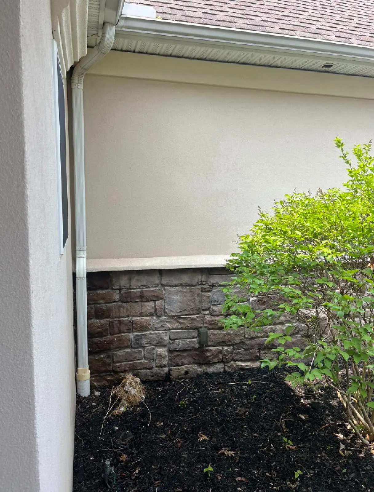 Power washing project after
