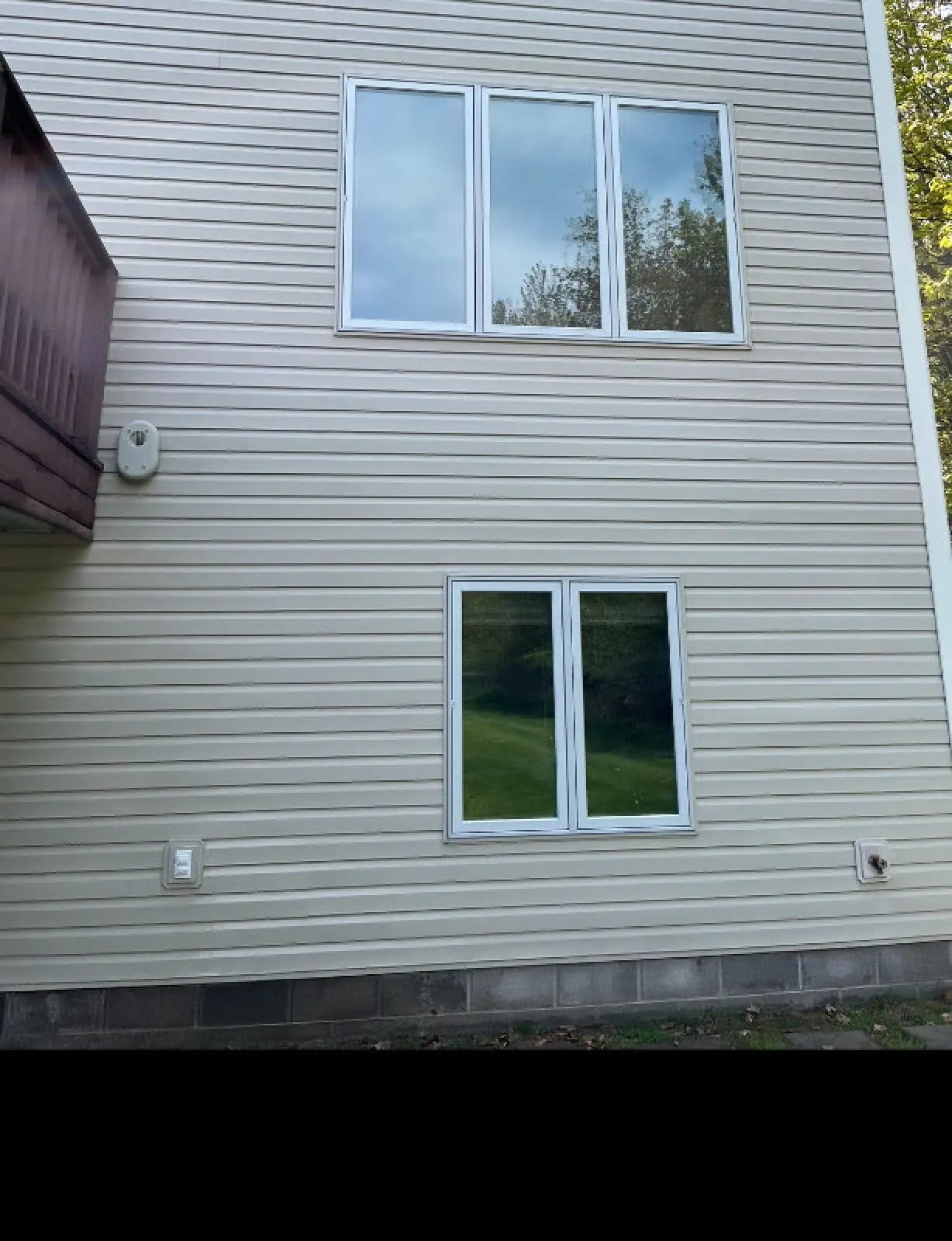 Power washing project after