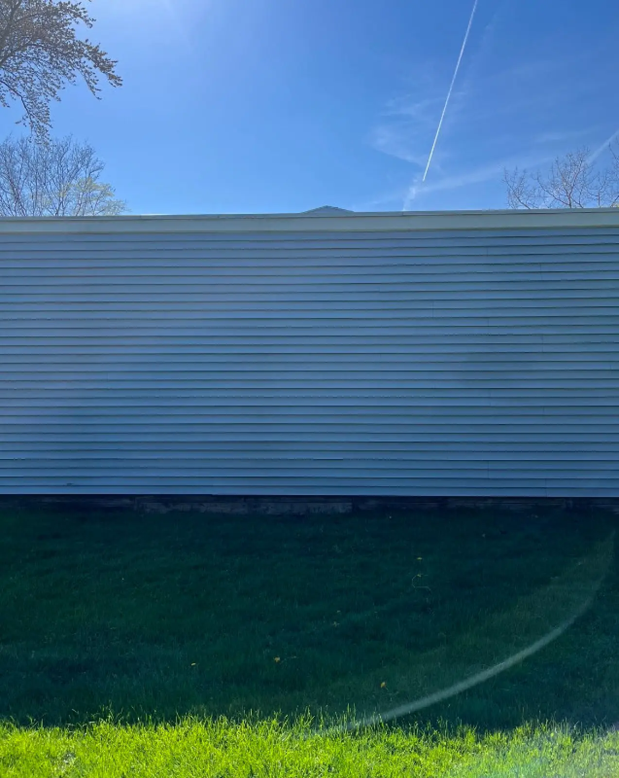 Power washing project after