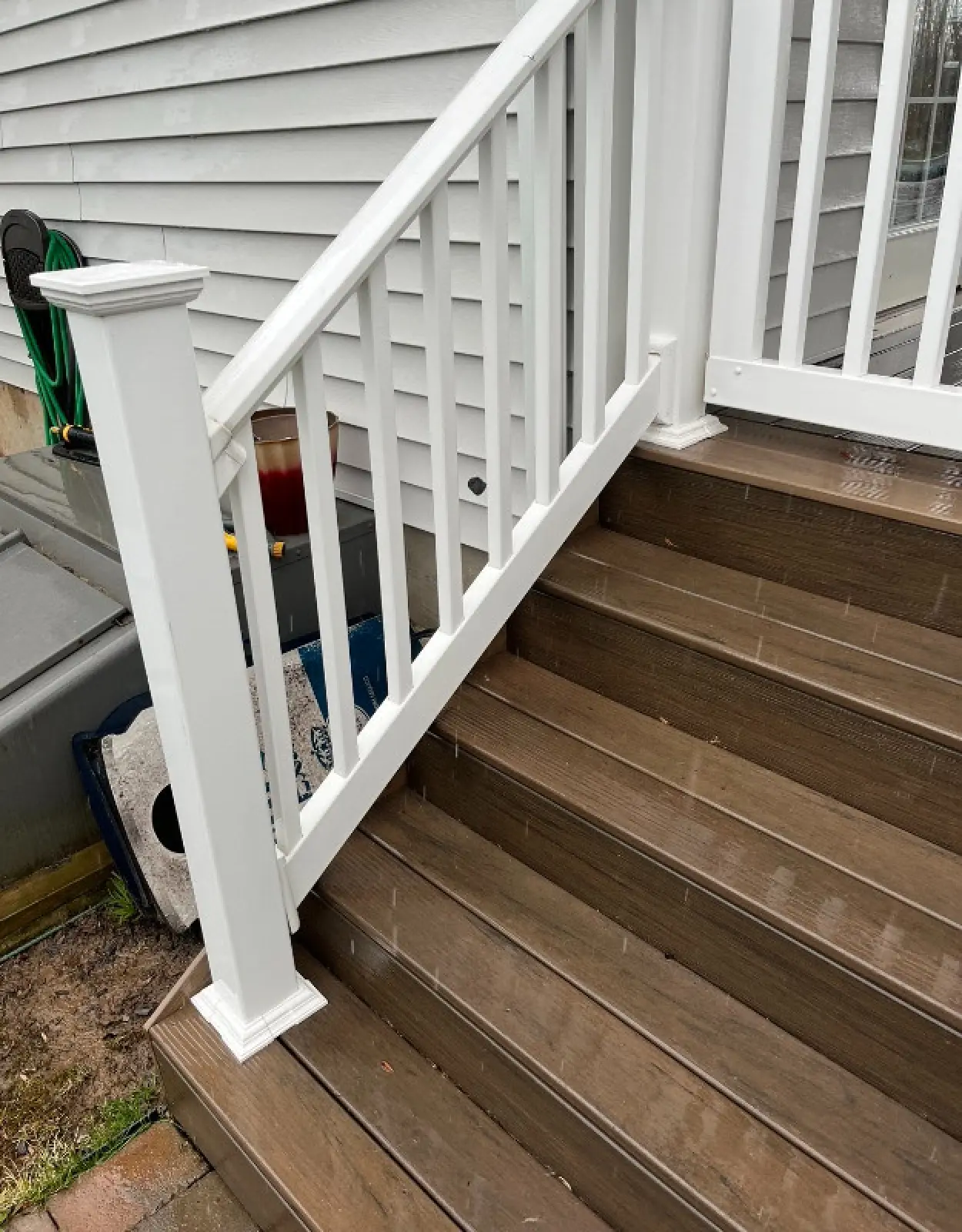 Power washing project after