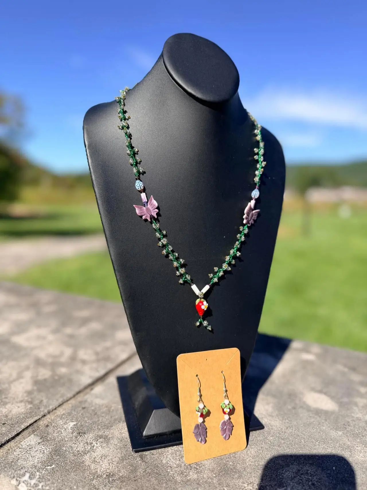 KT Strawberry Jewelry Set
