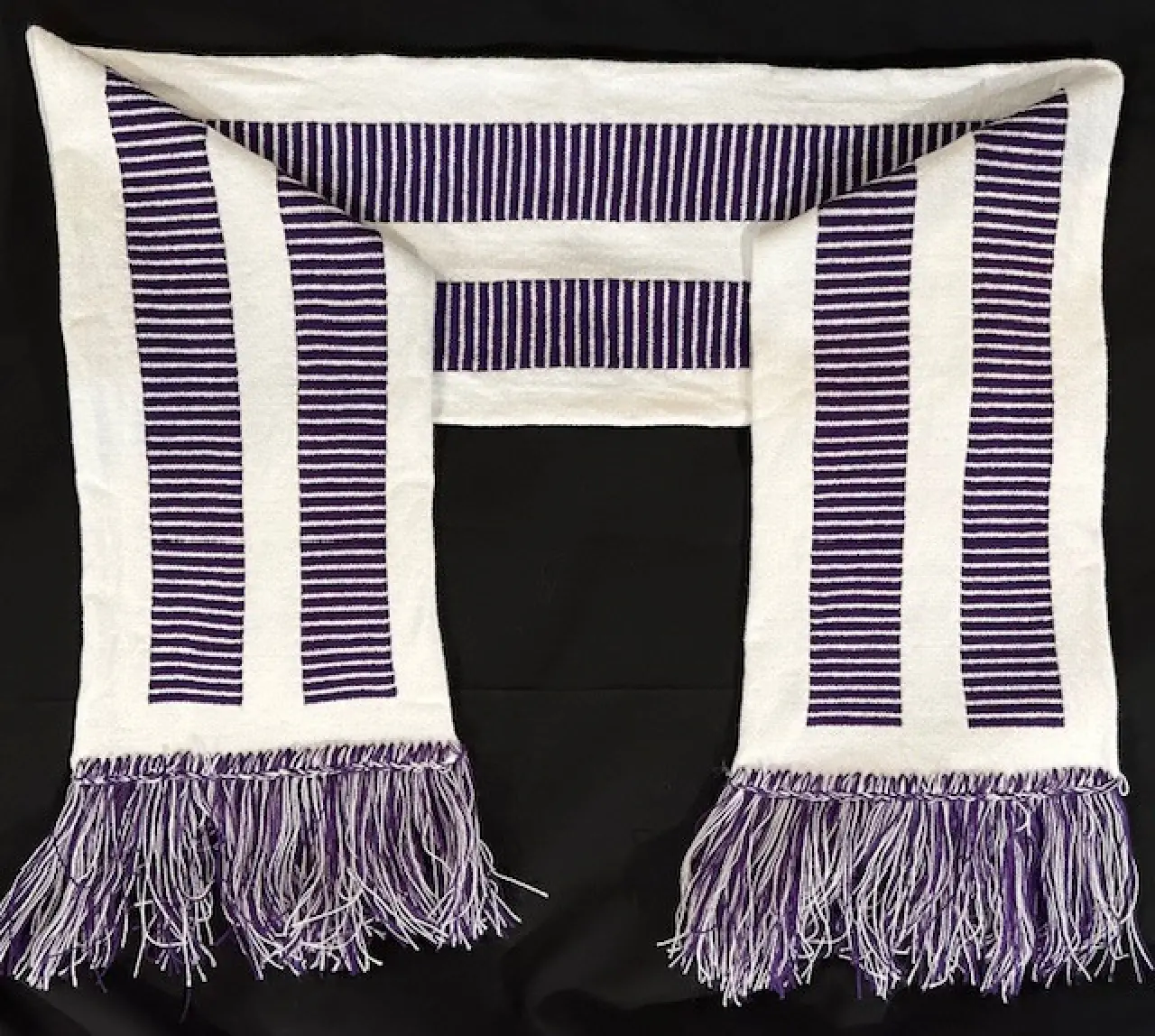Two Row Wampum Scarve