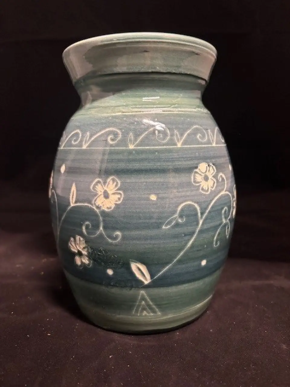PJ Blue Flower Pot