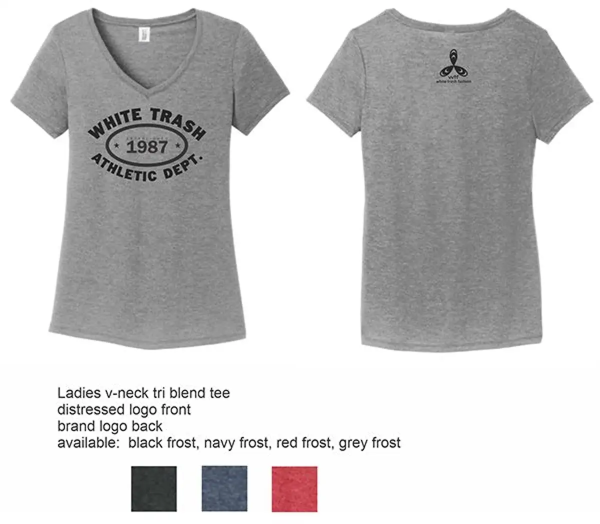 WTF Ladies V Neck Tee