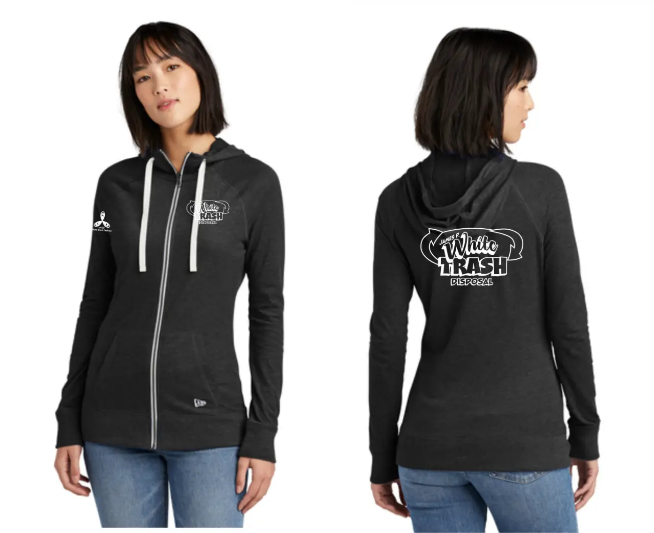 WTF Ladies Full Zip Hoodie