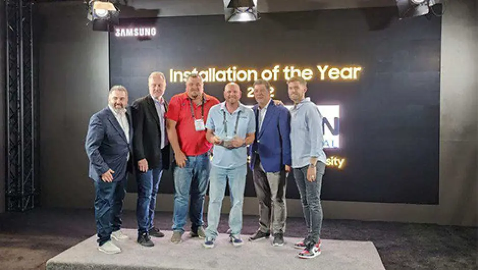 Samsung Installation Award Image