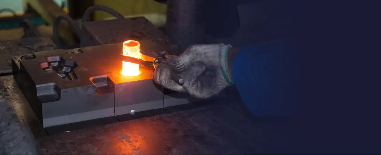 forging in process