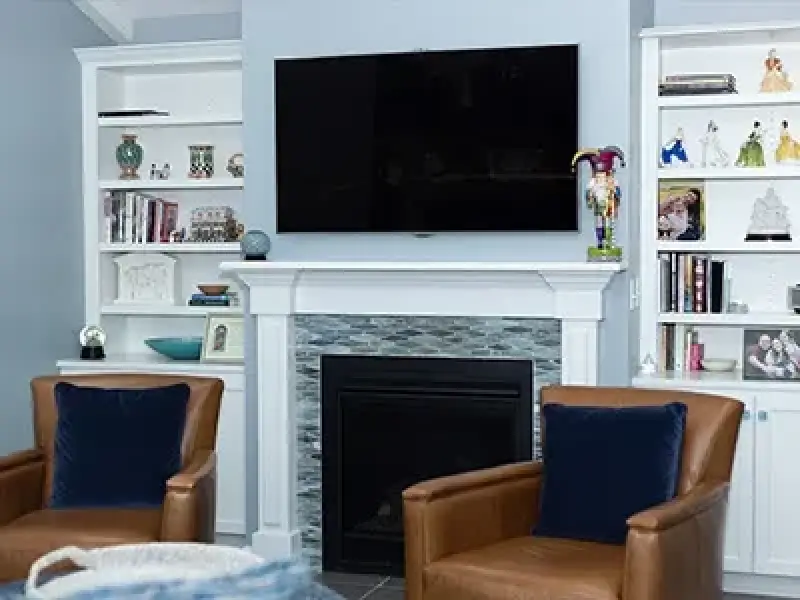 family room remodeled in rochester ny by american custome exteriors and interiors