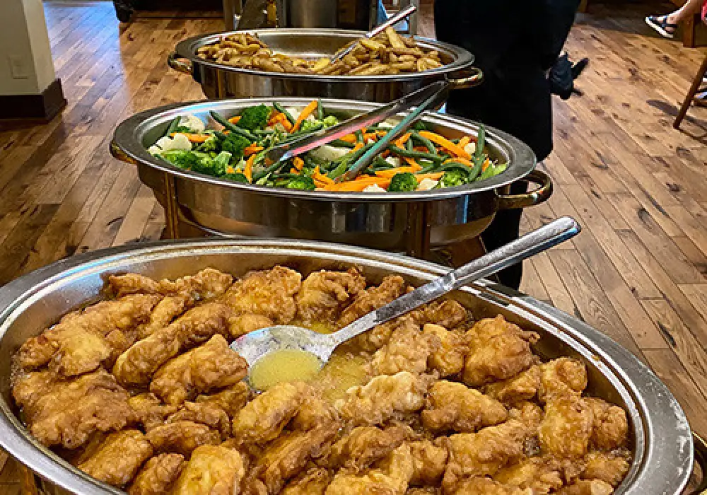 brunch buffet at glendoveers