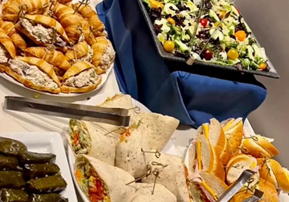 luncheon buffet at glendoveers