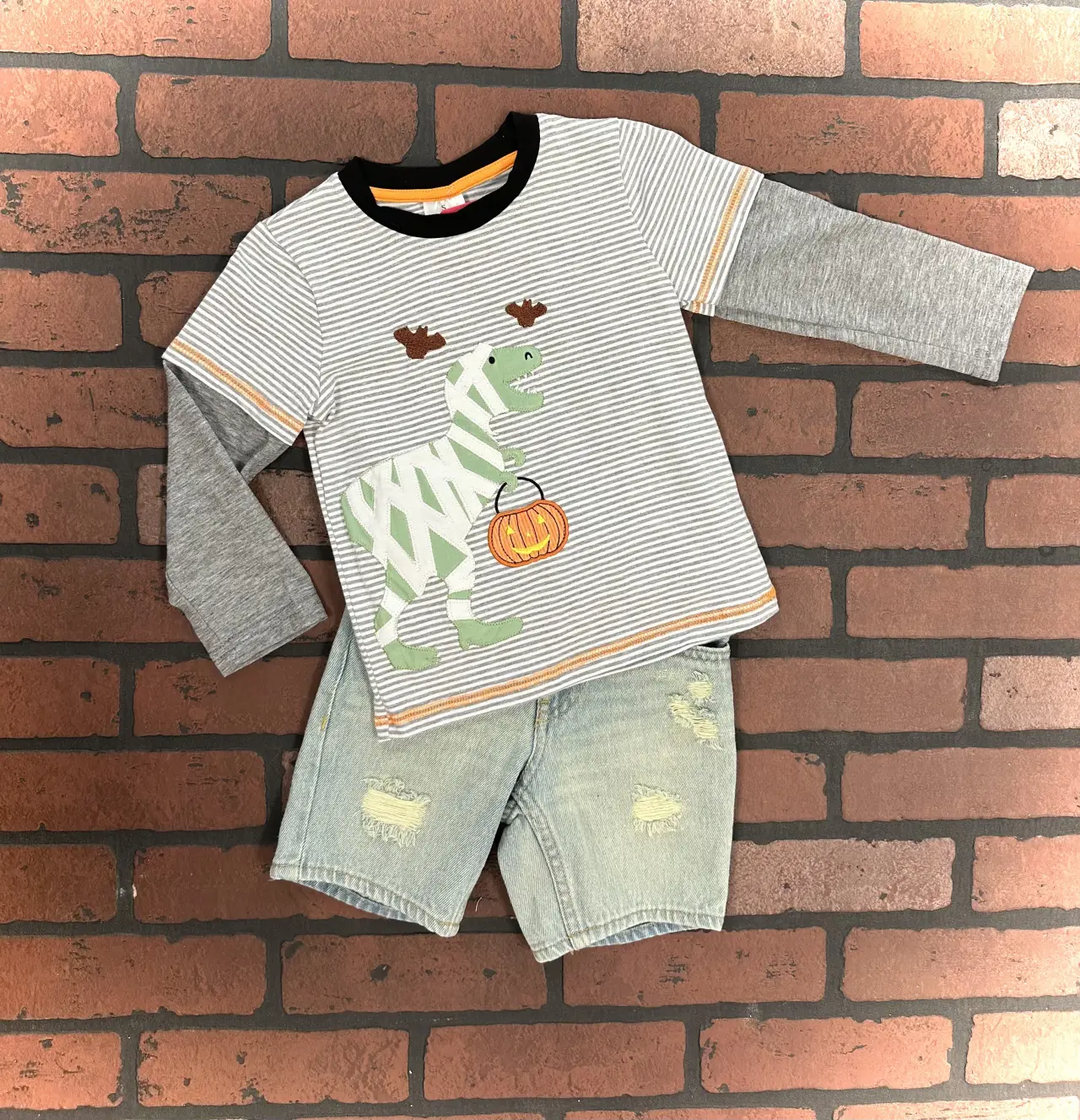 Trick O Treat Dinosaur shirt