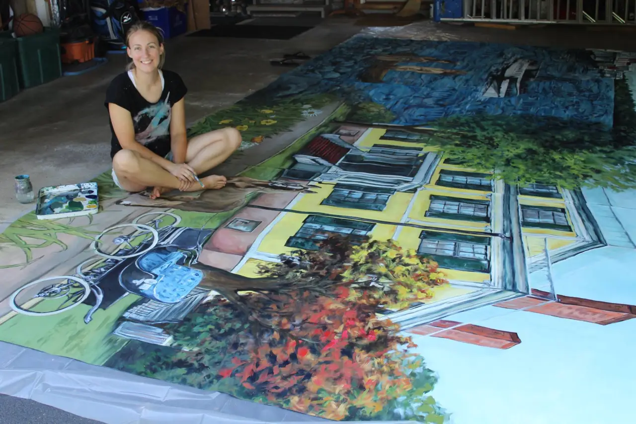 Canandaigua's Commons Park Mural: Highlighting Artist Chloe Smith