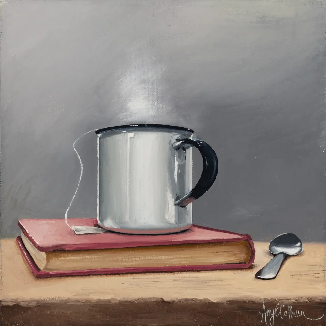 Red book, Spoon, Tea