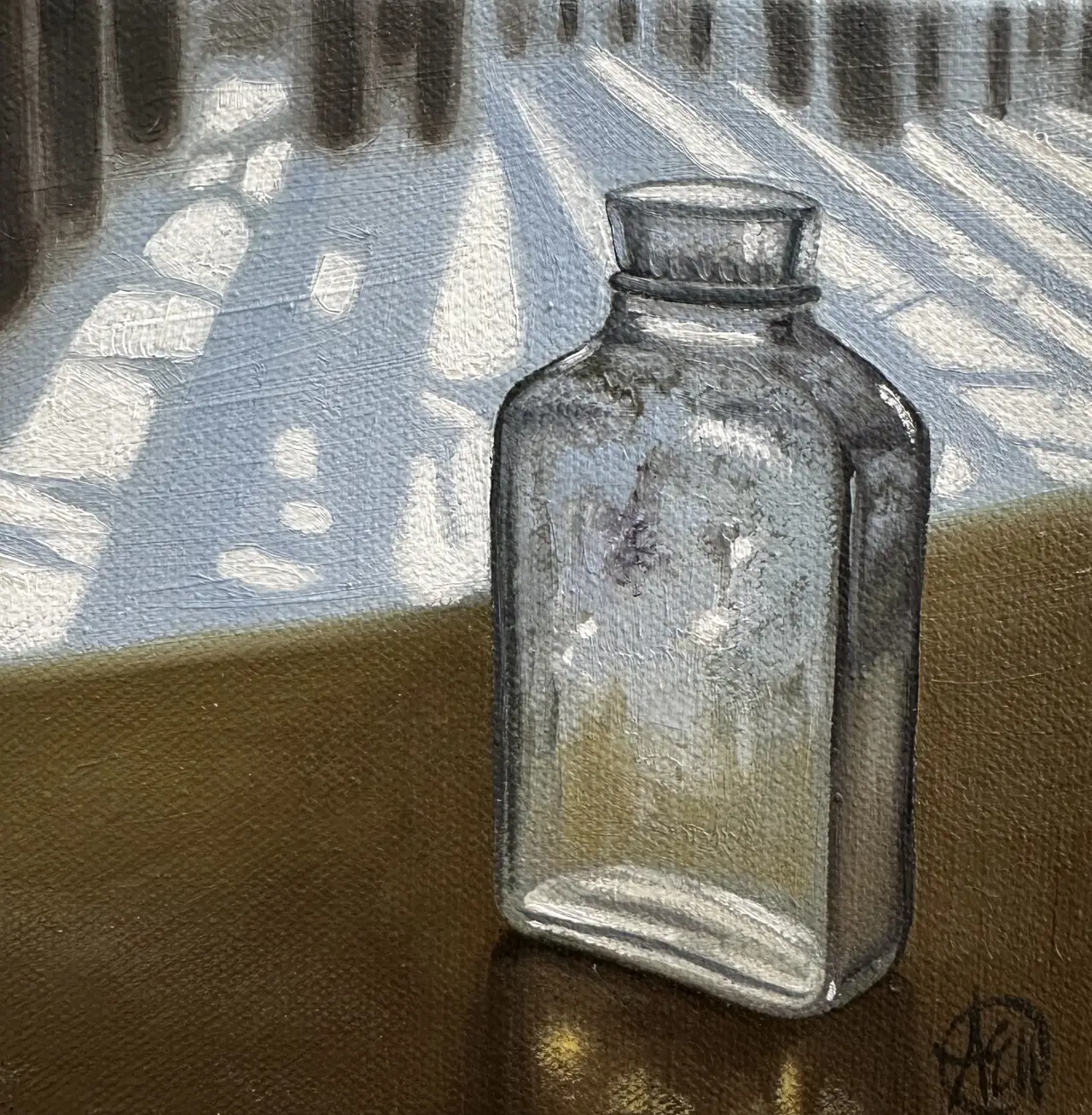 Bottle on a Shelf
