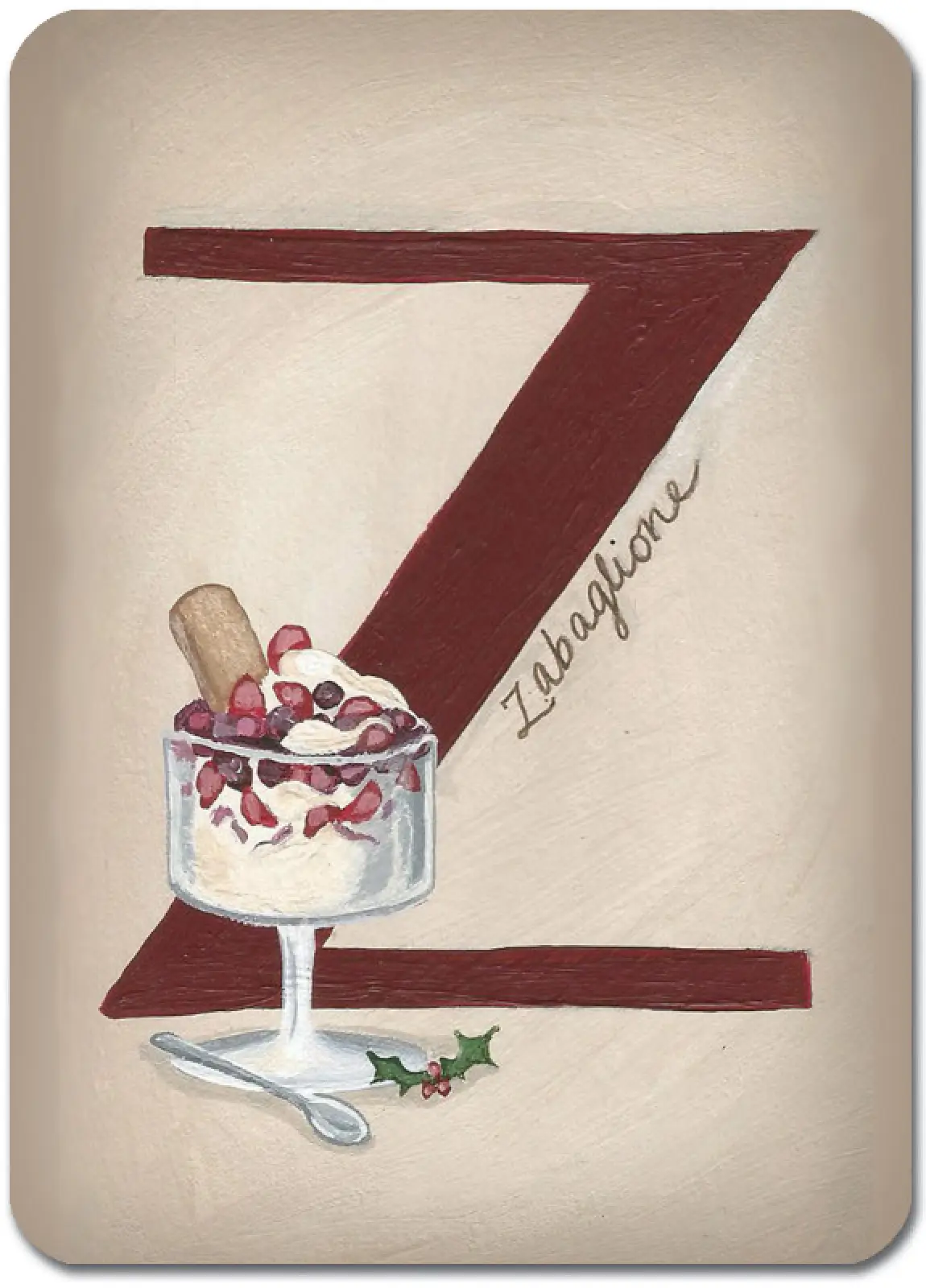 Z is for Zabaglione