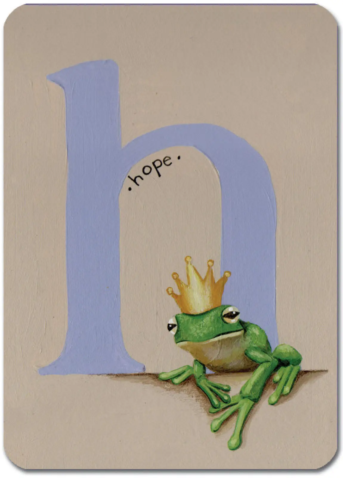 H is for Hope (Frog)