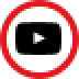 YouTube play button icon inside a red circle on a white background.