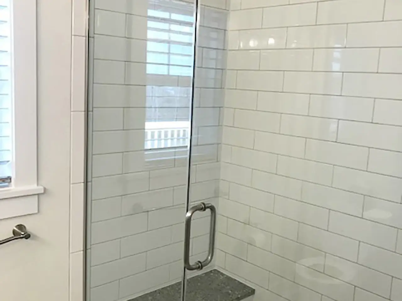 Bathroom of custom built home by Sortino Properties in Livonia NY.