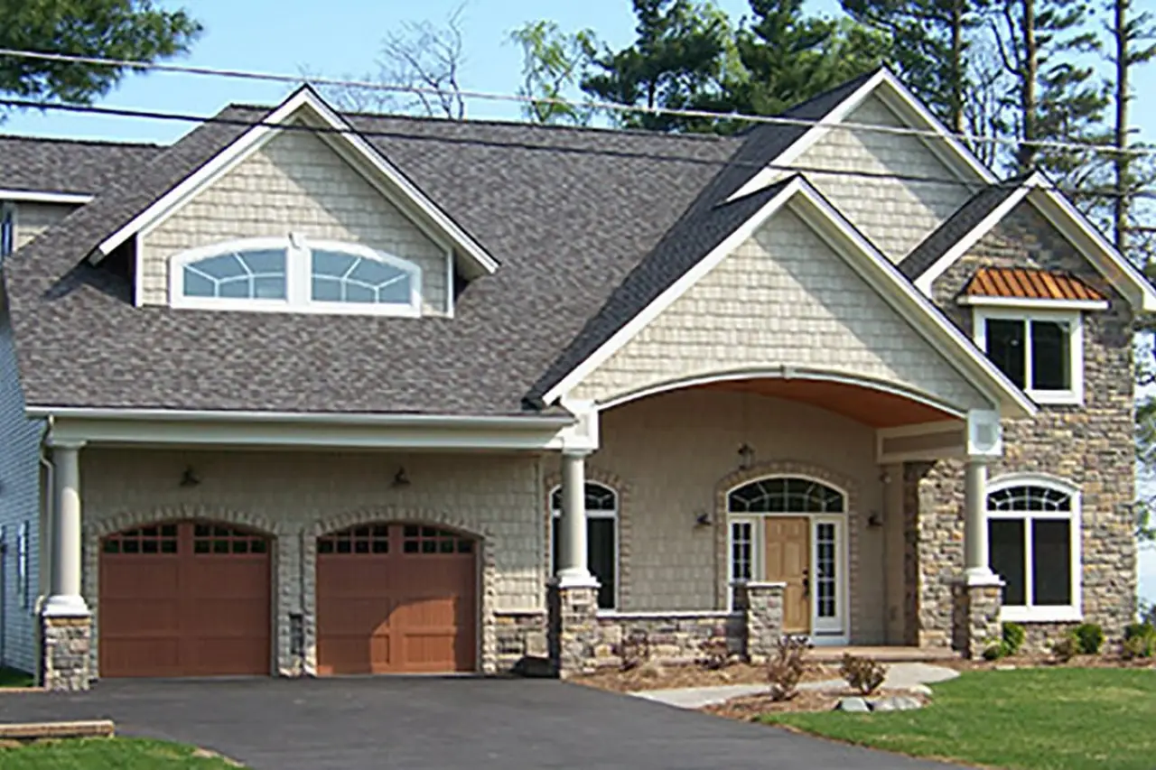 exterior of a custom built home by sortino properties