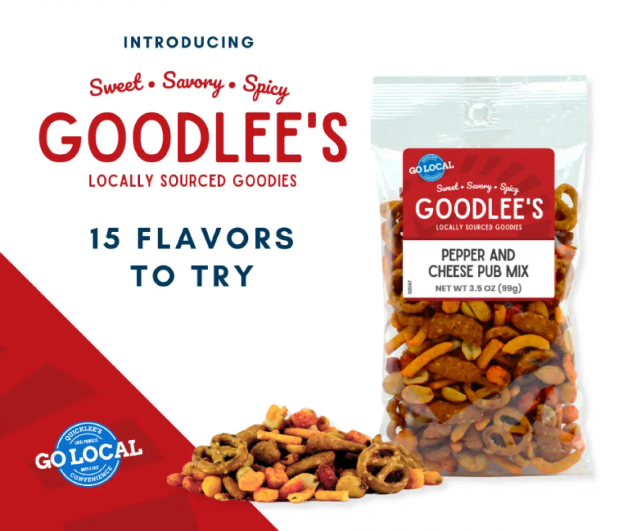 Quicklee’s Introduces Goodlee’s Branded Snack Bags in 15 Different Flavors