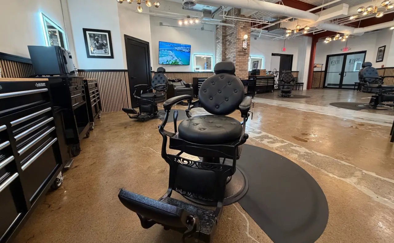 Barbershop interior