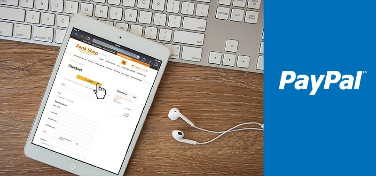 PayPal brand artwork representing a PayPal checkout option for a CMS Max website