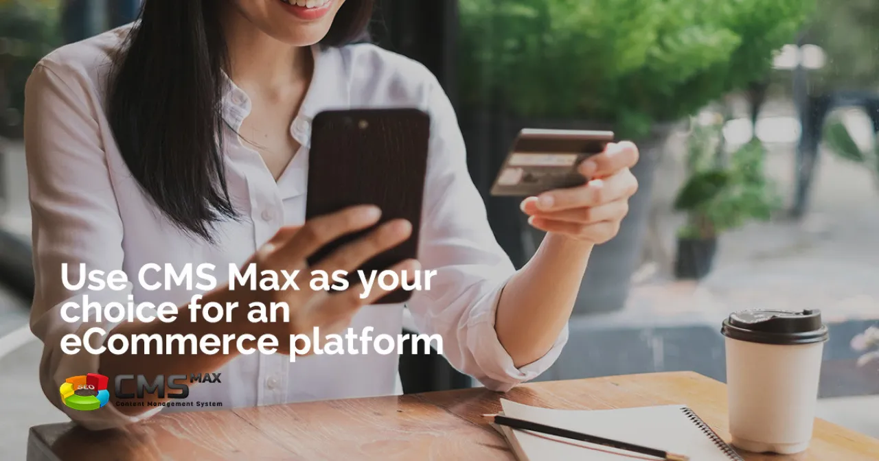 CMS Max ecommerce website platform
